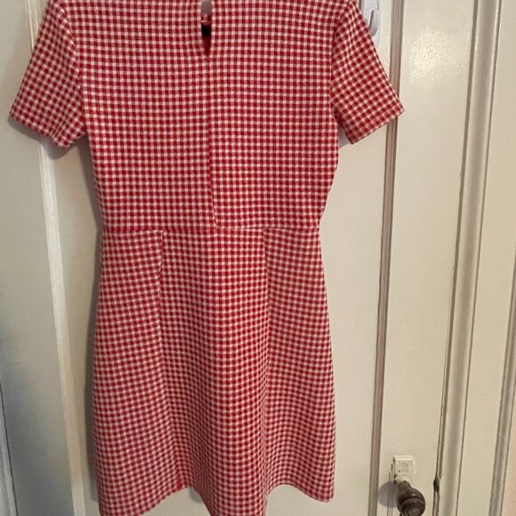 Zara red and white checked dress - Picture 5 of 5